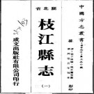 同治枝江县志（全4册）.pdf下载